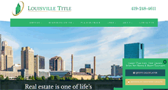 Desktop Screenshot of louisvilletitle.com